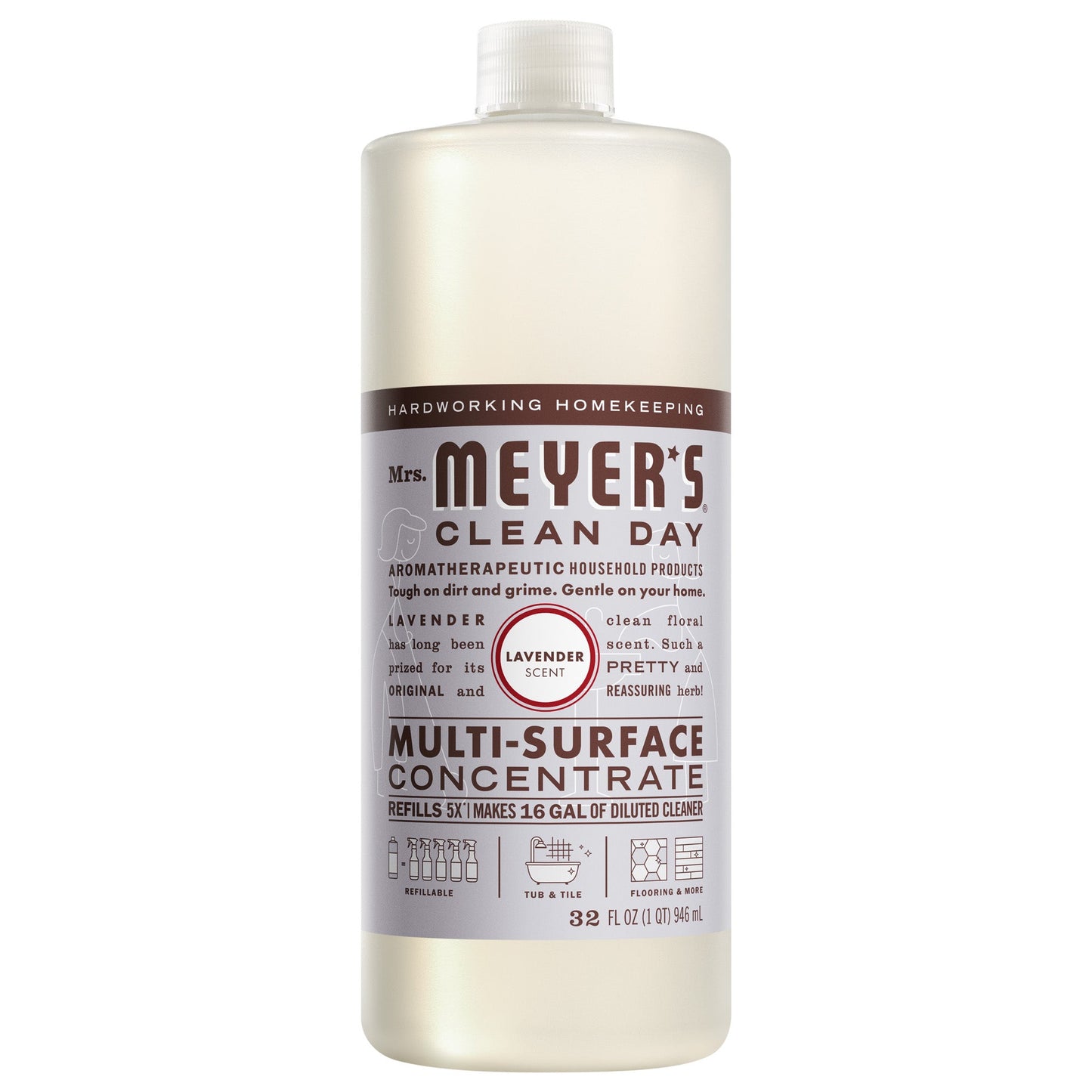 Mrs. Meyers Lavender Multi - Surface Concentrate - with Convenient Concentrated Use