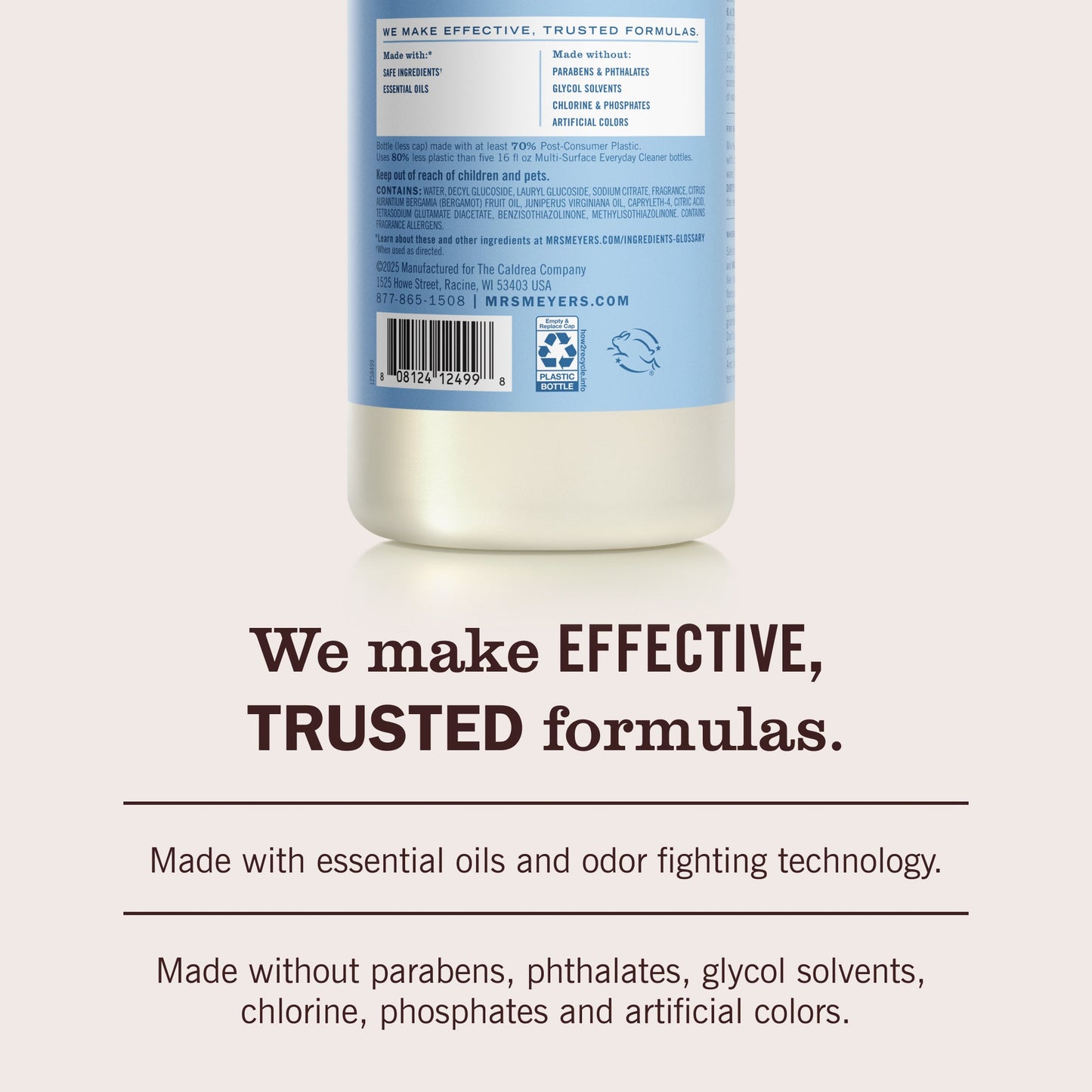 Rain Water Multi - Surface Concentrate - with Convenient Concentrated Use