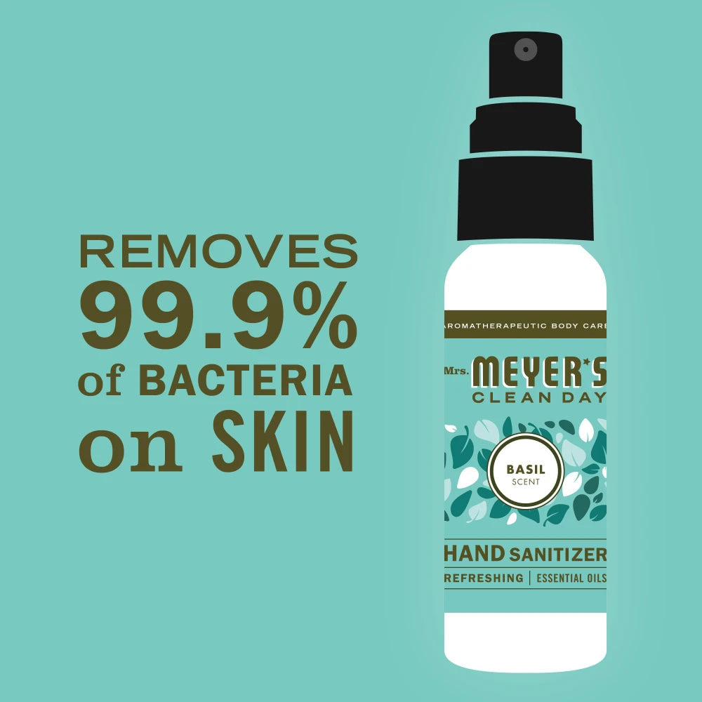 Mrs. Meyers Basil Hand Sanitizer - with Everyday Cleansing