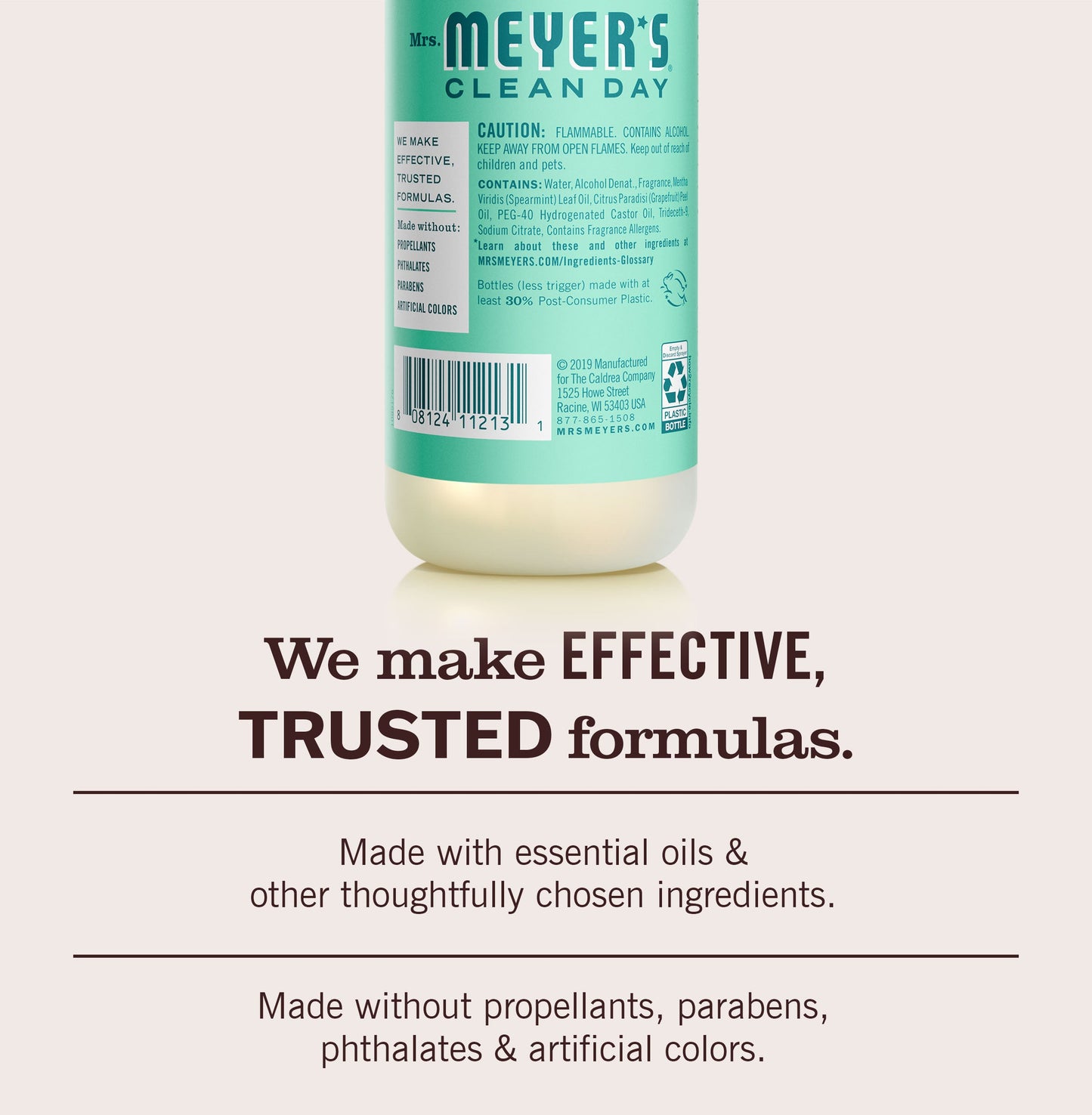 Mrs. Meyers Mint Room Freshener - with Garden-Inspired Scent