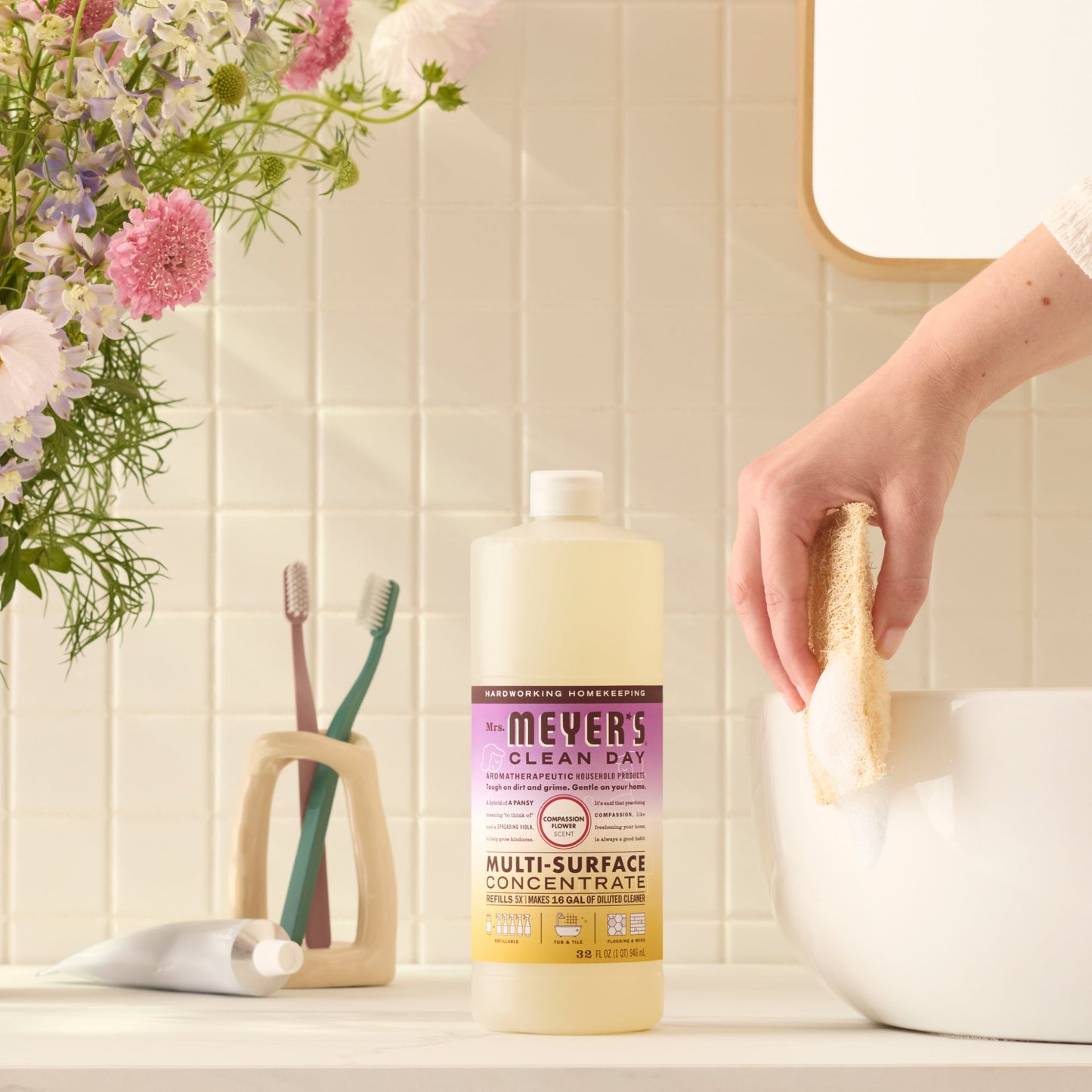 Compassion Flower Multi - Surface Concentrate - with Convenient Concentrated Use