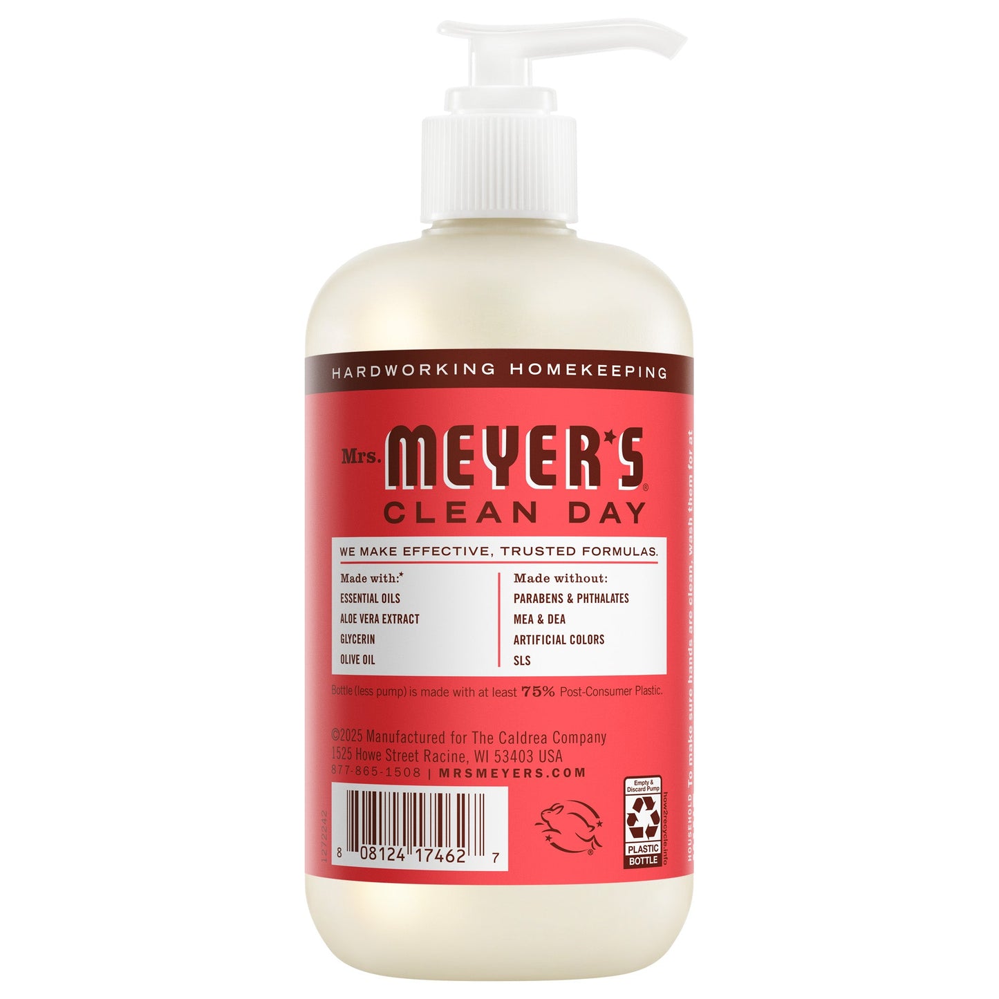 Mrs. Meyers Rhubarb Liquid Hand Soap - with Everyday Cleansing