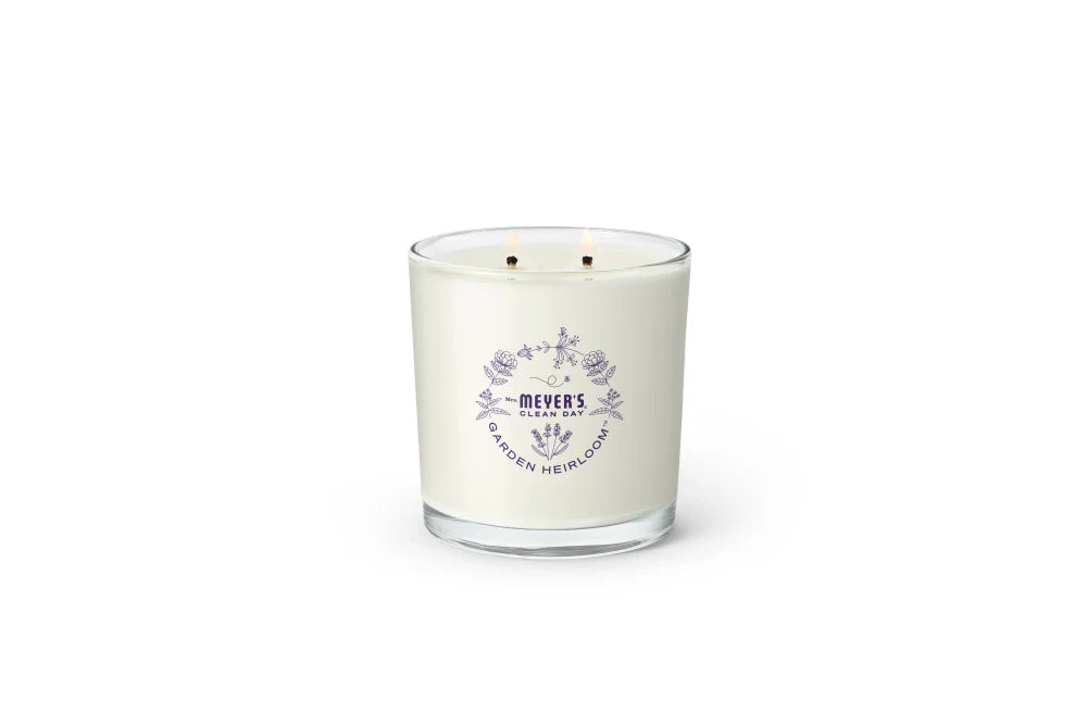 Mrs. Meyers Moonflower Garden Heirloom Candle - with Garden-Inspired Scent