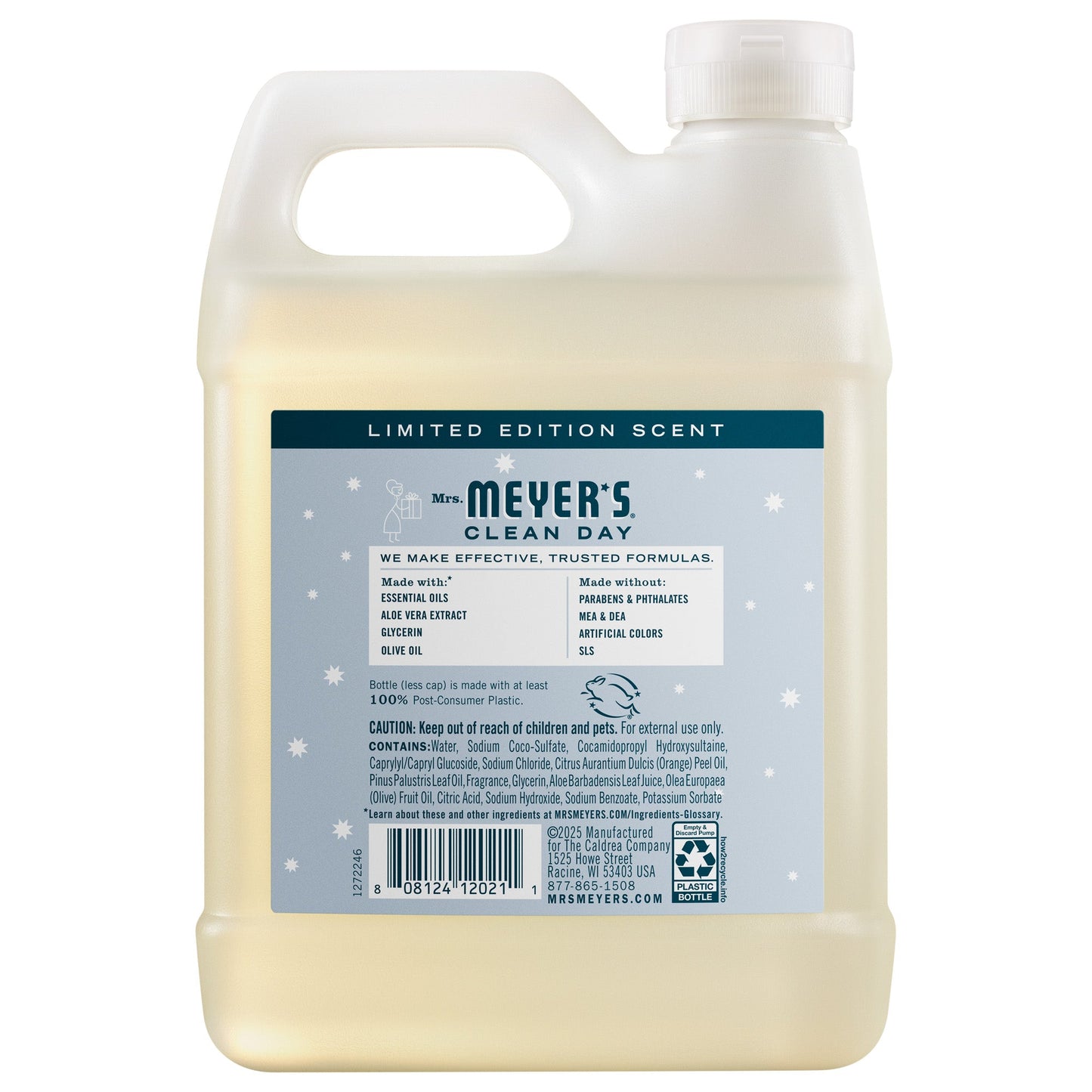 Mrs. Meyers Snowdrop Liquid Hand Soap Refill - with Everyday Cleansing