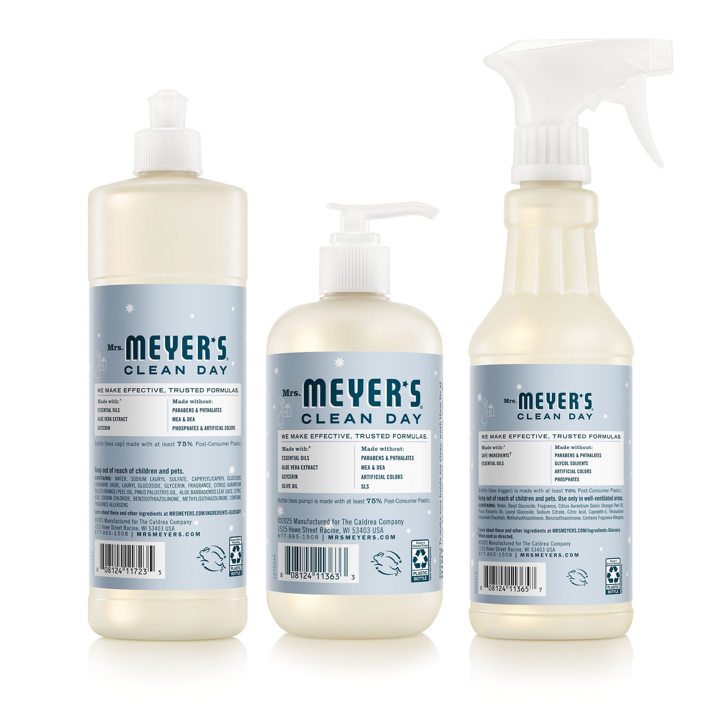 Mrs. Meyers Snowdrop Kitchen Basics Set - with Everyday Cleansing