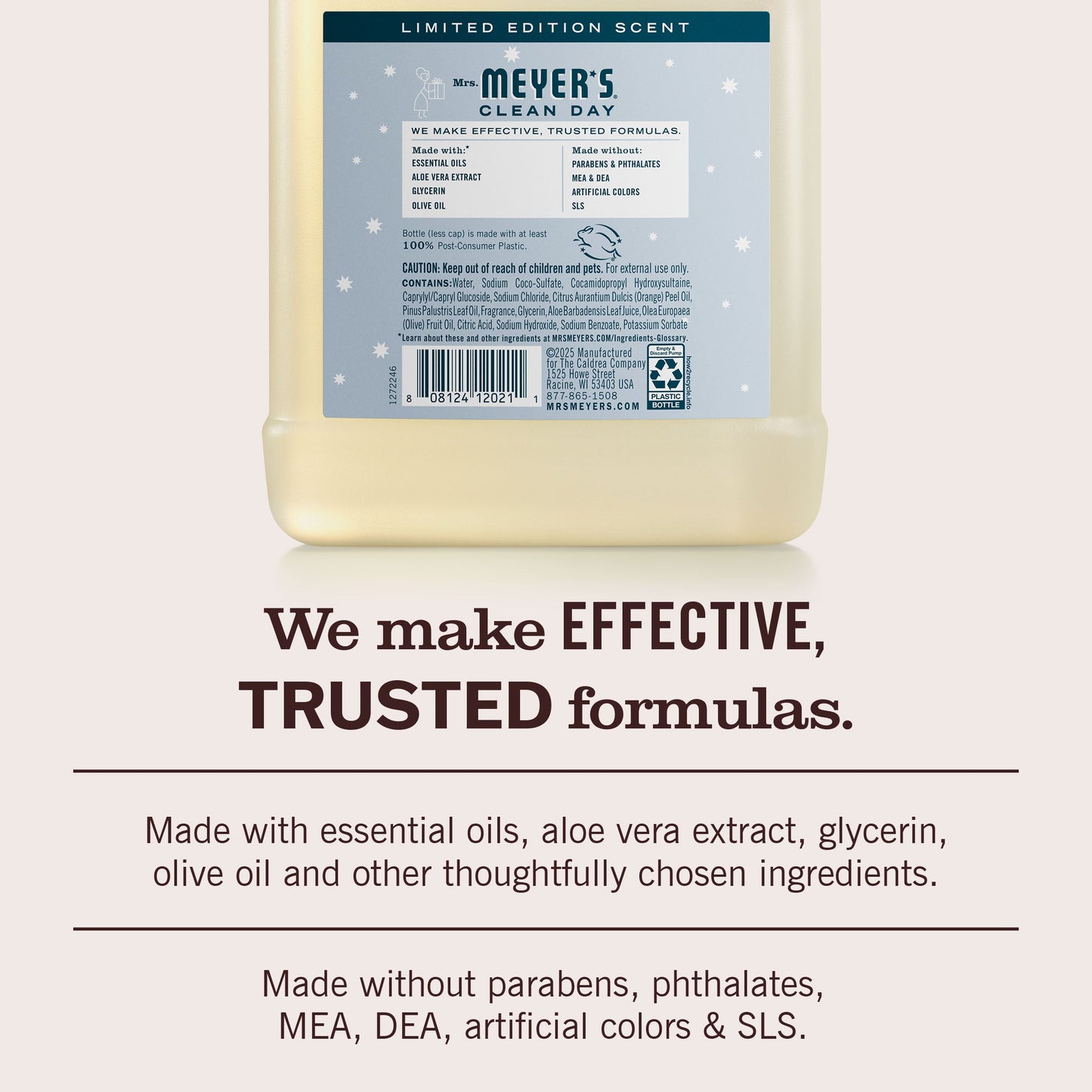 Mrs. Meyers Snowdrop Liquid Hand Soap Refill - with Everyday Cleansing