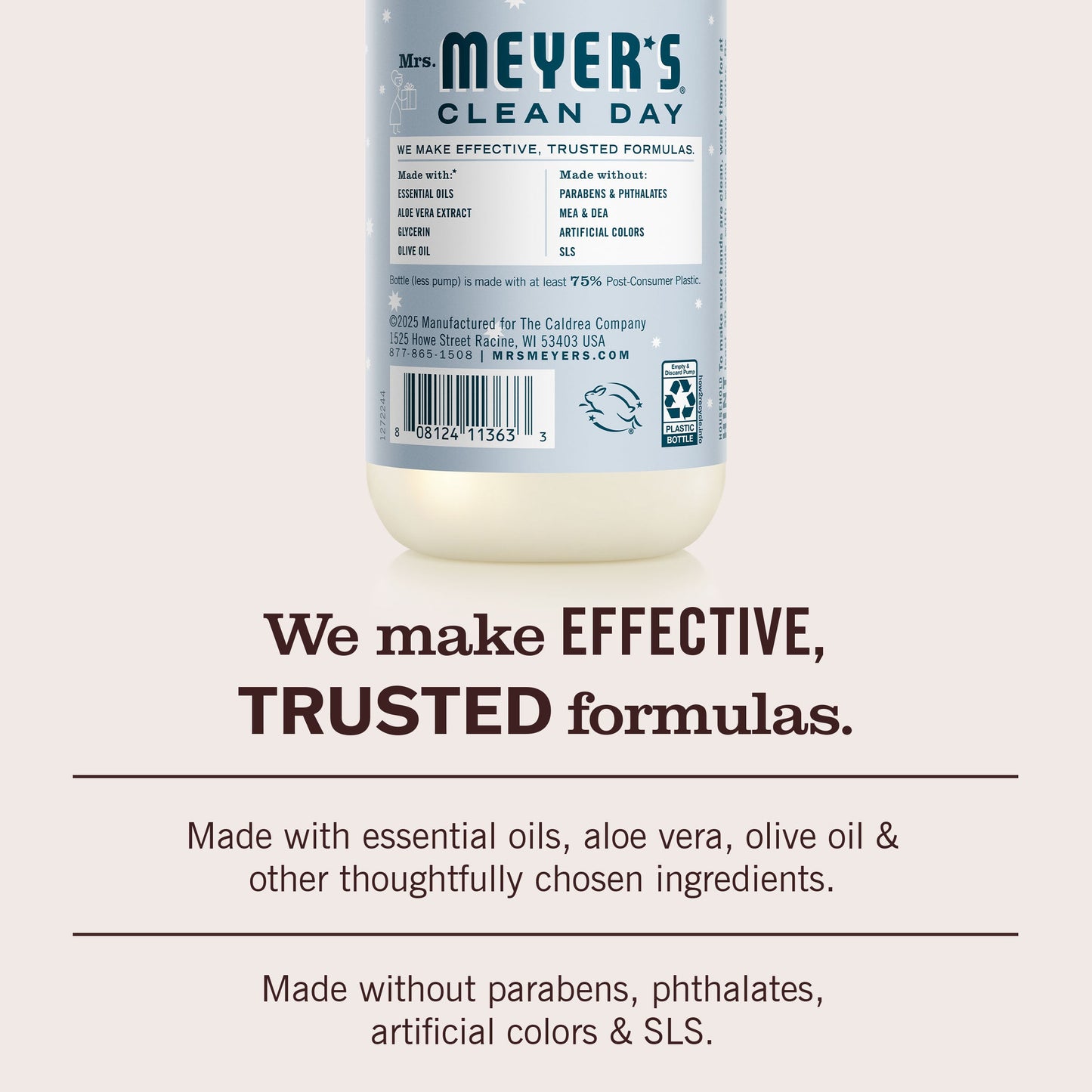 Mrs. Meyers Snowdrop Liquid Hand Soap - with Everyday Cleansing