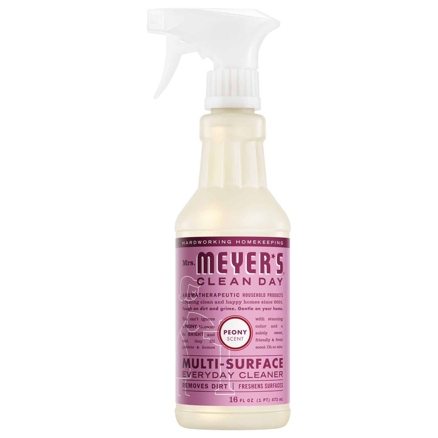 Mrs. Meyers Peony Multi - Surface Everyday Cleaner - with Everyday Surface Care