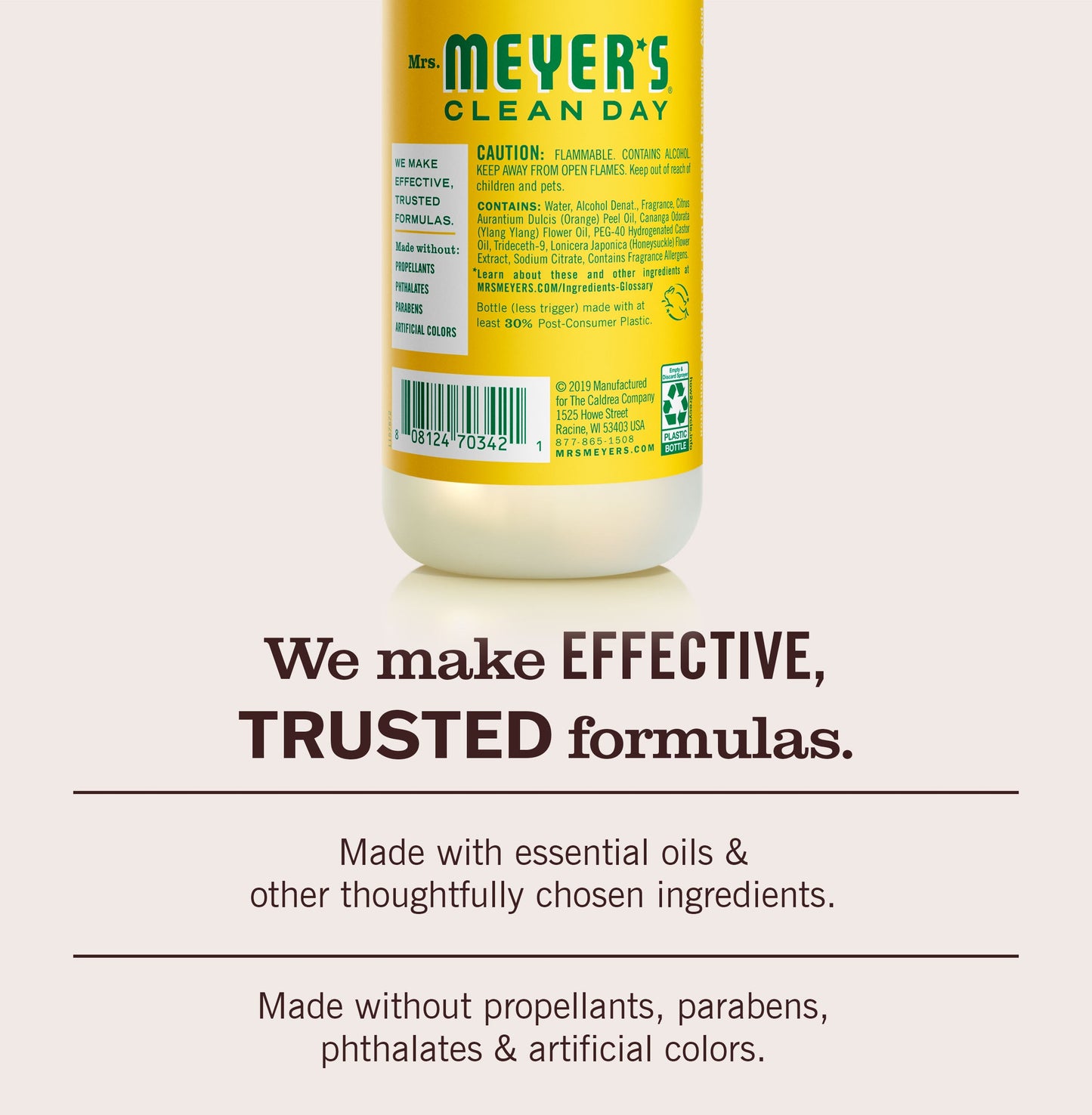 Mrs. Meyers Honeysuckle Room Freshener - with Garden-Inspired Scent