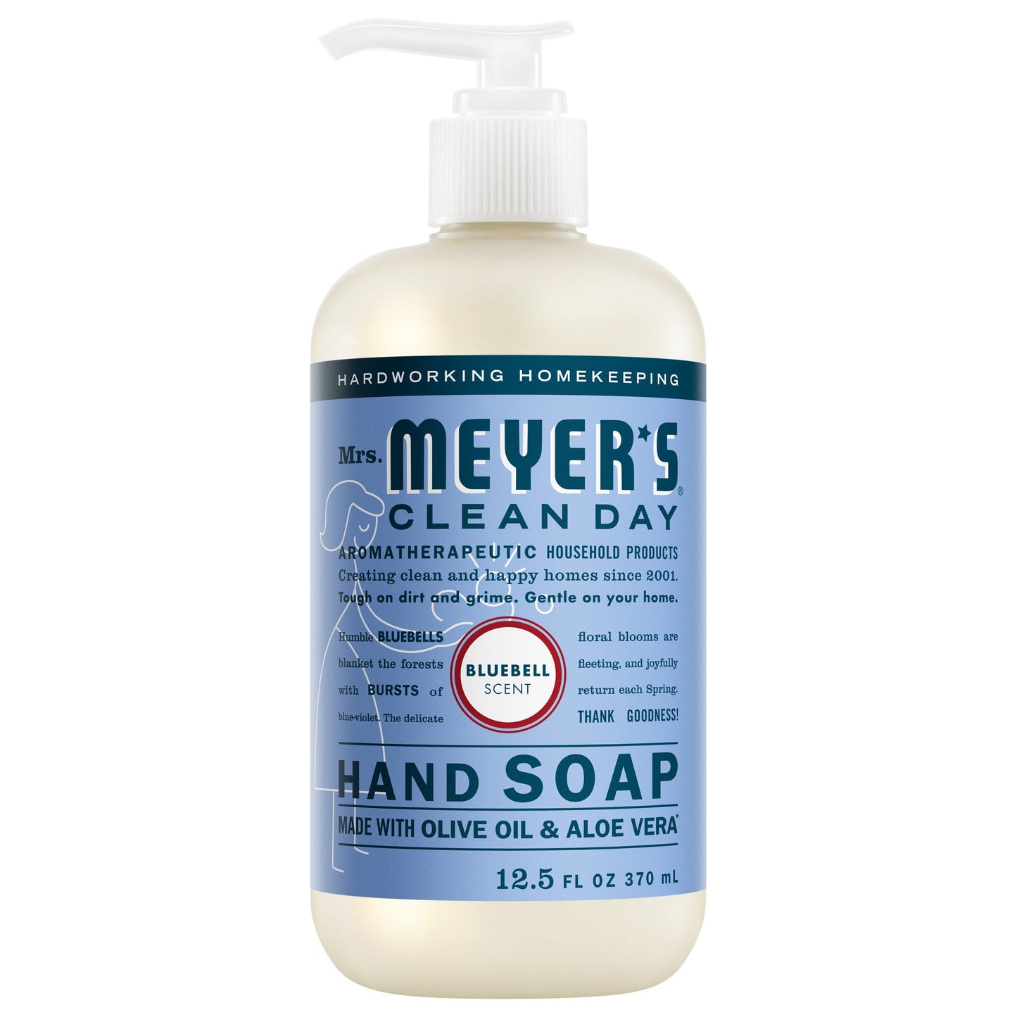 Mrs. Meyers Bluebell Liquid Hand Soap - with Everyday Cleansing