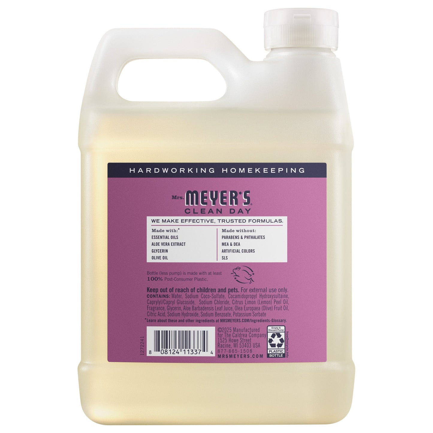 Mrs. Meyers Plum Berry Liquid Hand Soap Refill - with Everyday Cleansing