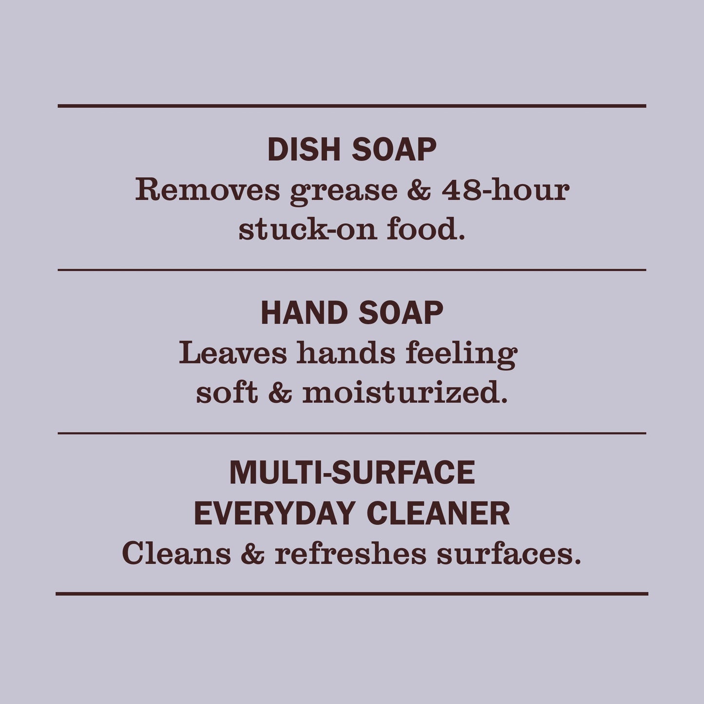 Mrs. Meyers Lavender Kitchen Basics Set - with Everyday Cleansing