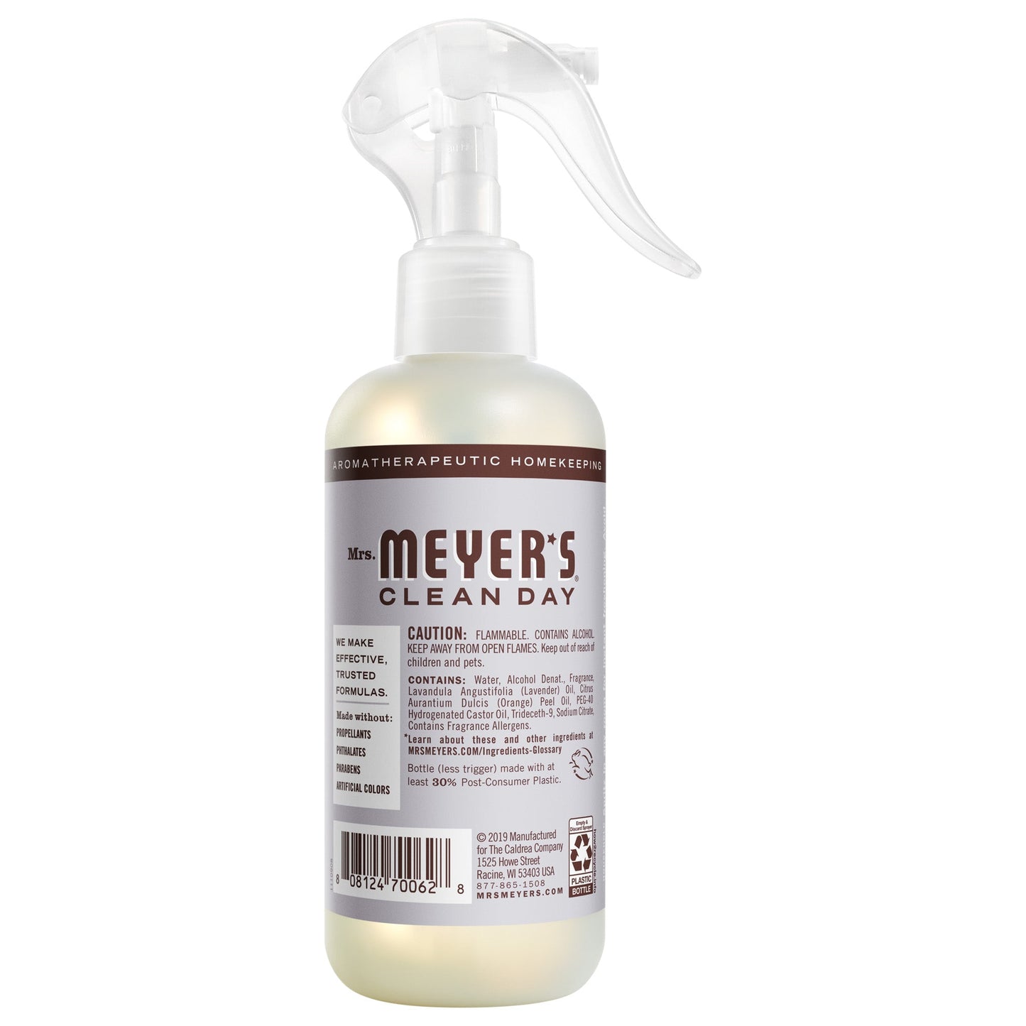 Lavender Room Spray: Non - Aerosolized Room Freshener Mrs. Meyers - with Garden-Inspired Scent